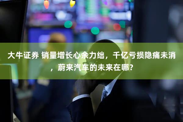 大牛证券 销量增长心余力绌，千亿亏损隐痛未消，蔚来汽车的未来在哪？